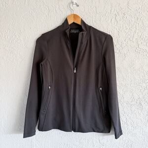 Eileen Fisher Full Zip Lightweight Gray Jacket